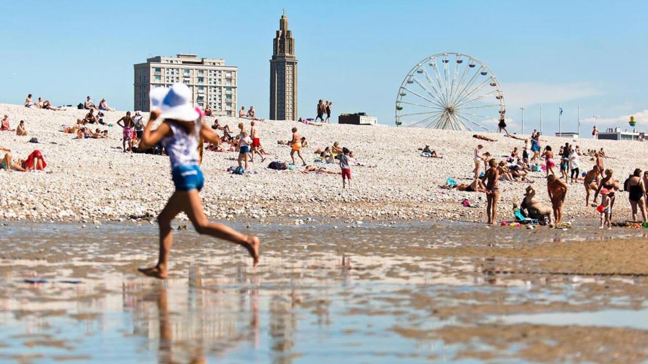Le Petit Nid Perche Sous Les Toits, Vue Mer 勒阿弗尔 外观 照片